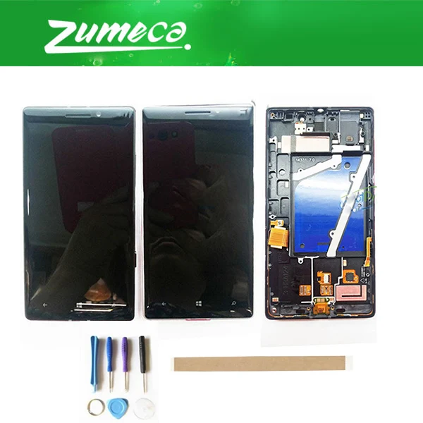 Для Nokia Lumia 930 RM 1045 1087 N930 ЖК дисплей + сенсорный экран дигитайзер с рамкой черного
