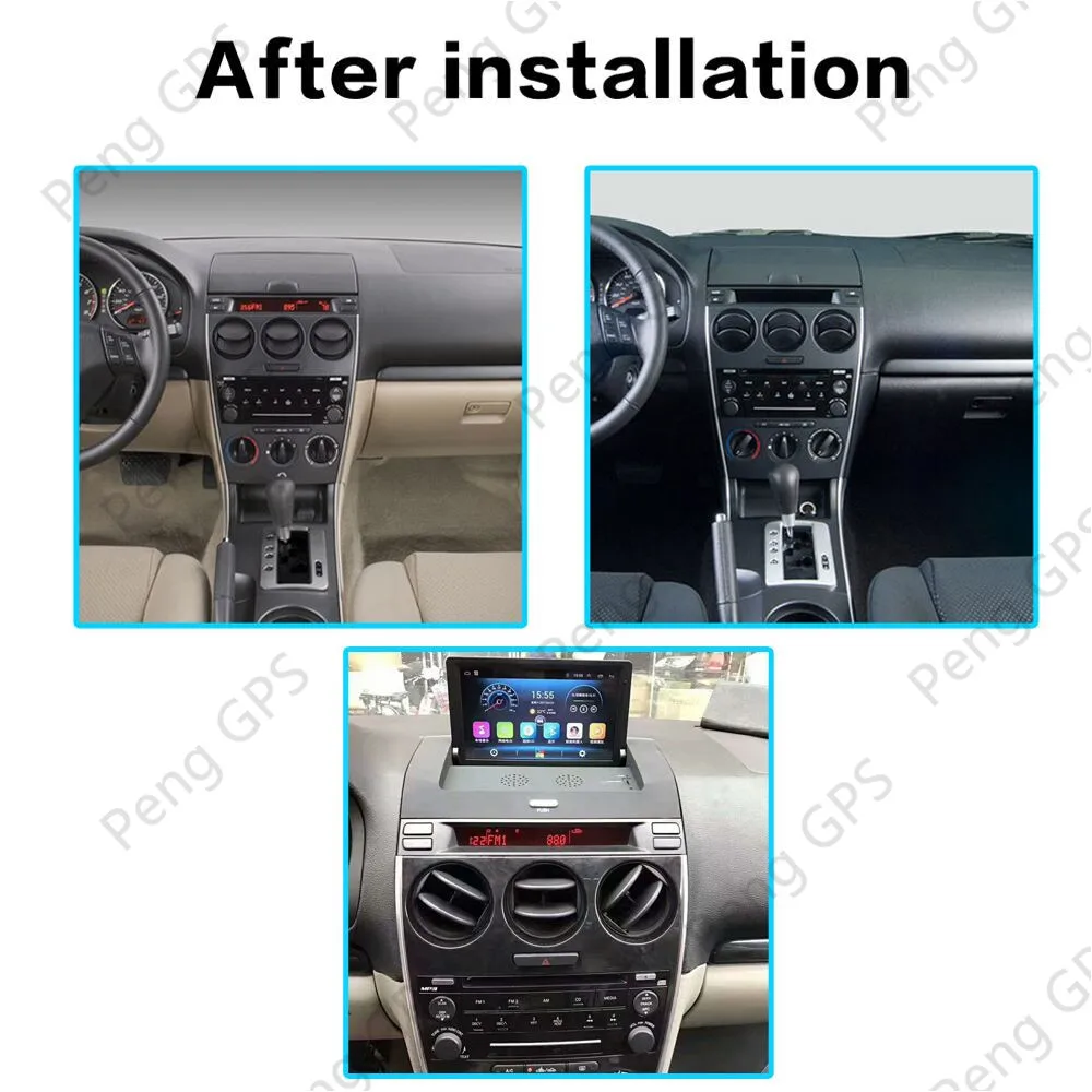 Android 8 Автомобильный dvd-плеер gps навигационная система для Mazda 6 2002 2003 2004 2005 2006 2007 2008 Автомагнитола Автомобильный мультимедийный седан
