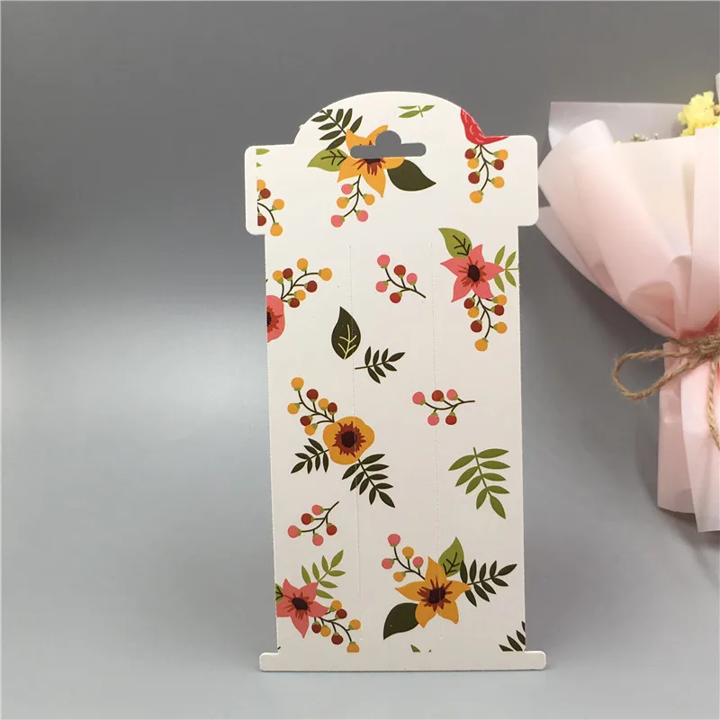 100Pcs 16*8cm Color Printing Paper Jewelry Packaging Card for Single Clip/Hair Clip/ Claw Kraft Display | Украшения и аксессуары