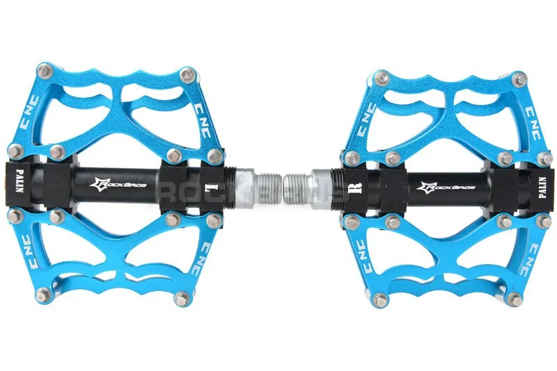 ROCKBROS велосипедные педали MTB BMX DH Горные алюминиевые педали 9/1" с плоским подшипником/платформой велосипедные педали Аксессуары
