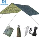 Тент Tewango 210T, водонепроницаемый, камуфляжный, для кемпинга на открытом воздухе, козырек от солнца, парус, коврик для пикника, навес тент укрытие от солнца 290*300 см