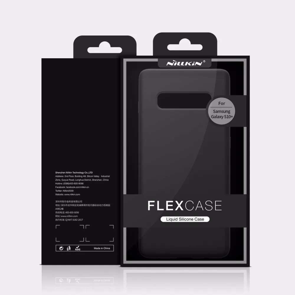 Для samsung Galaxy S10+ чехол Nillkin Flex чистый роскошный жидкий силиконовый мягкий сенсорный задний Чехол для Galaxy S10plus Nilkin чехол для телефона