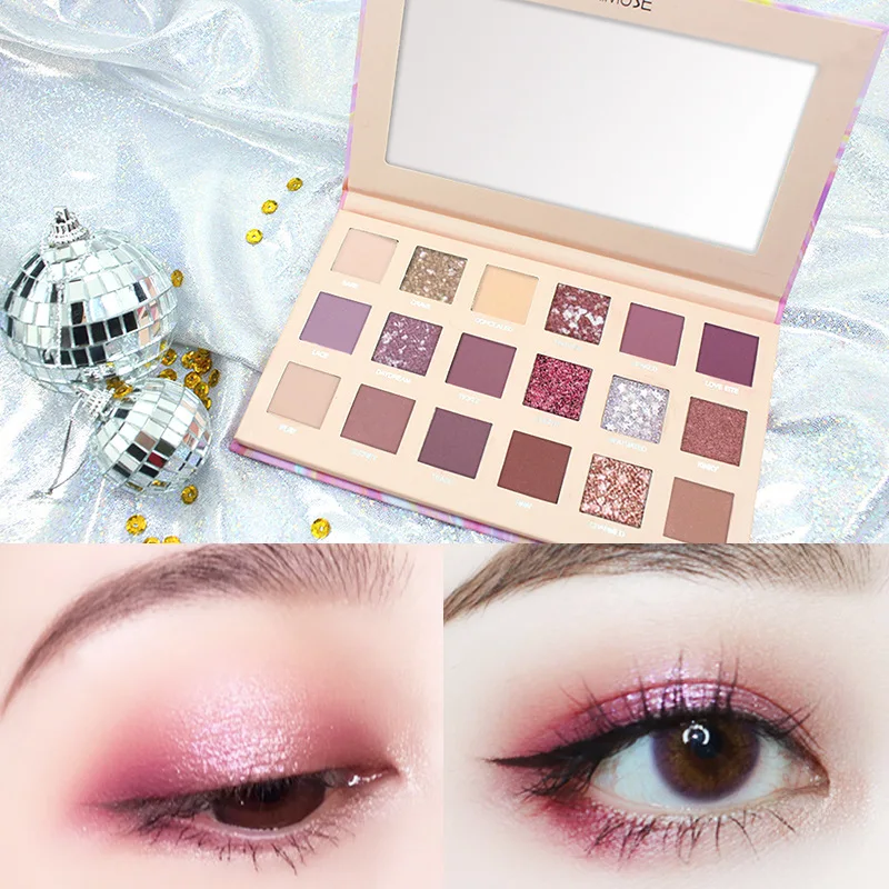 AIKIMUSE любит имя пустыня Роза звезда матовые тени для век с перламутровым блеском