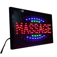 chenxi led massage spa shop open sign animated with hanging a chain led advertising sign board 1910 inch indoor
