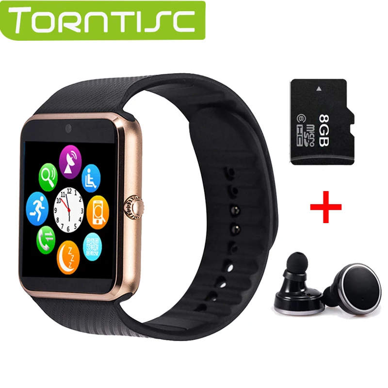 Хит, Torntisc GT08, смарт-часы, телефон, поддержка TF sim-карты, MP3, МП камера, Bluetooth, синхронизация, уведомления, часы для apple, android OS