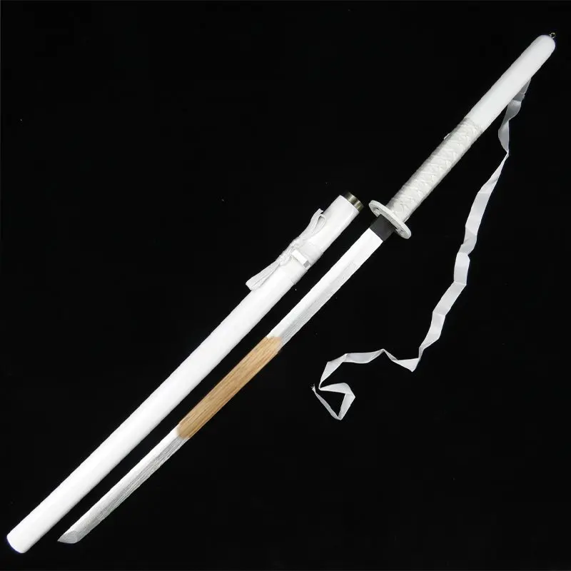 BLEACH Rukia Kuchiki Sode No Shirayuki белый деревянный Катана Меч оружие реквизит для