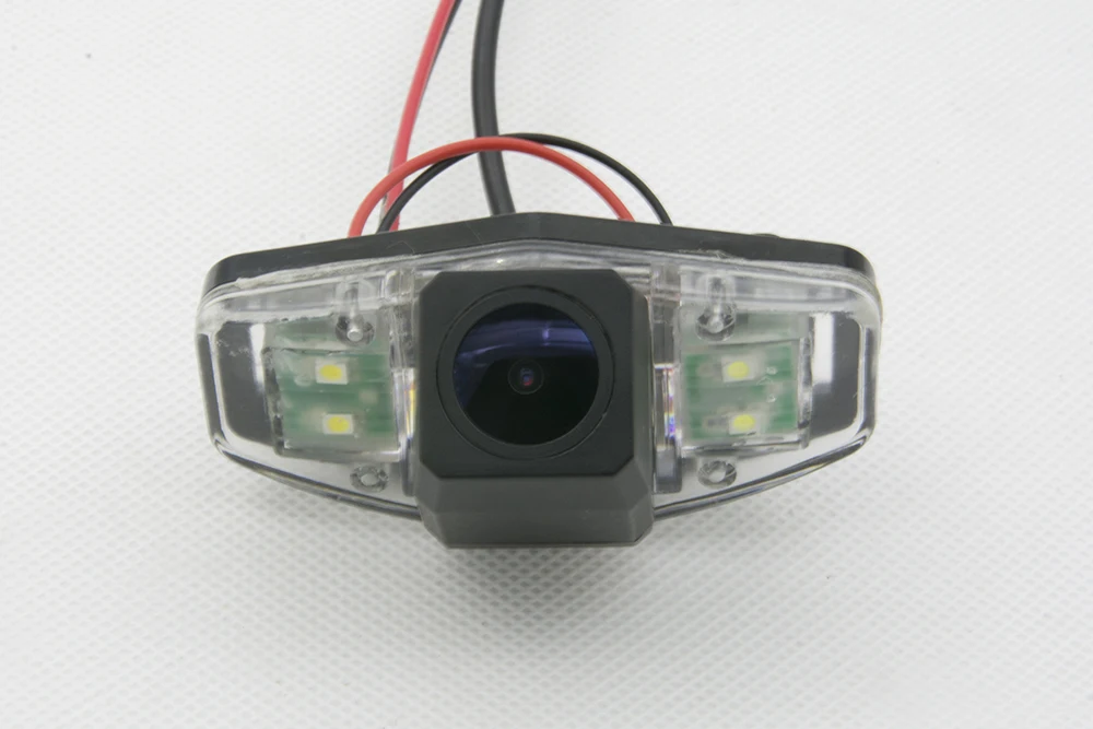 175 градусов Fisheye MCCD 12LED HD камера заднего вида Камера для Honda Accord 2001 2002 2003 2004 2005 2006 2007 2008 2009 2010 автомобильный монитор