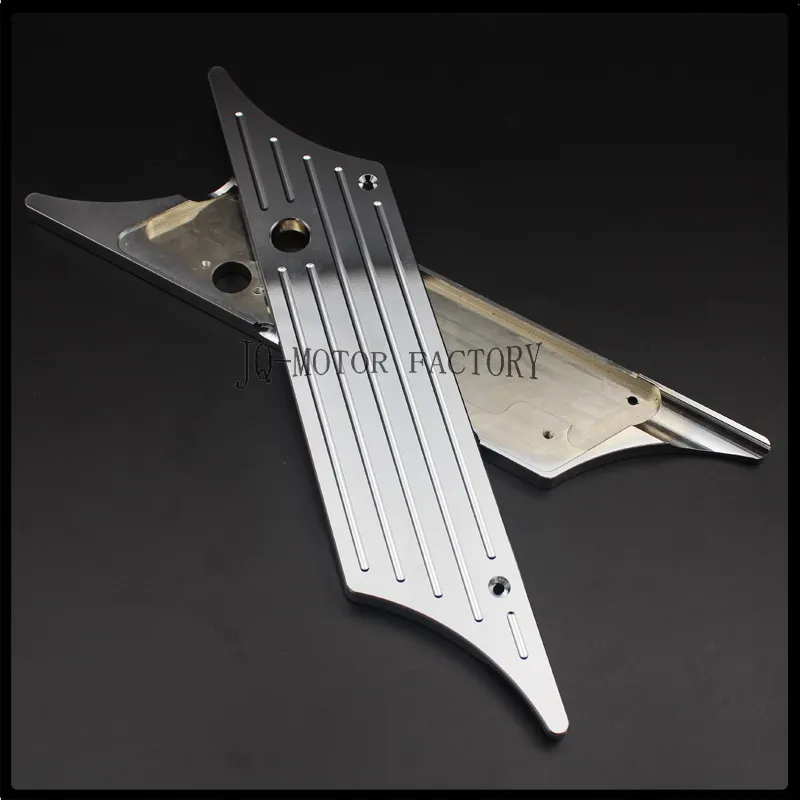 Хромированные детали для мотоцикла с краями ЧПУ заготовка Жесткая Сумка седла