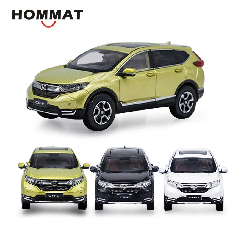 HOMMAT Simulation 1/43 2018 Honda CR V внедорожная CRV модель автомобиля сплав 1:43 литья под