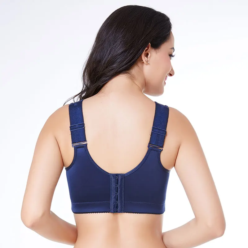 Full cup super-thin bra Adjustment type Big chest is small. Sexy big code 120CDE Breast collection Ladies | Женская одежда