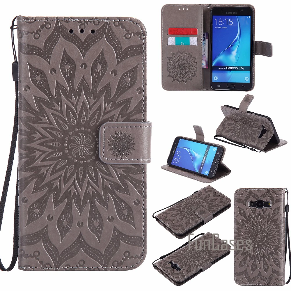 Рельефный чехол на магнитном замке coque samsung Galaxy J7/J7 2016 fundas J7 покрывающая телефон по