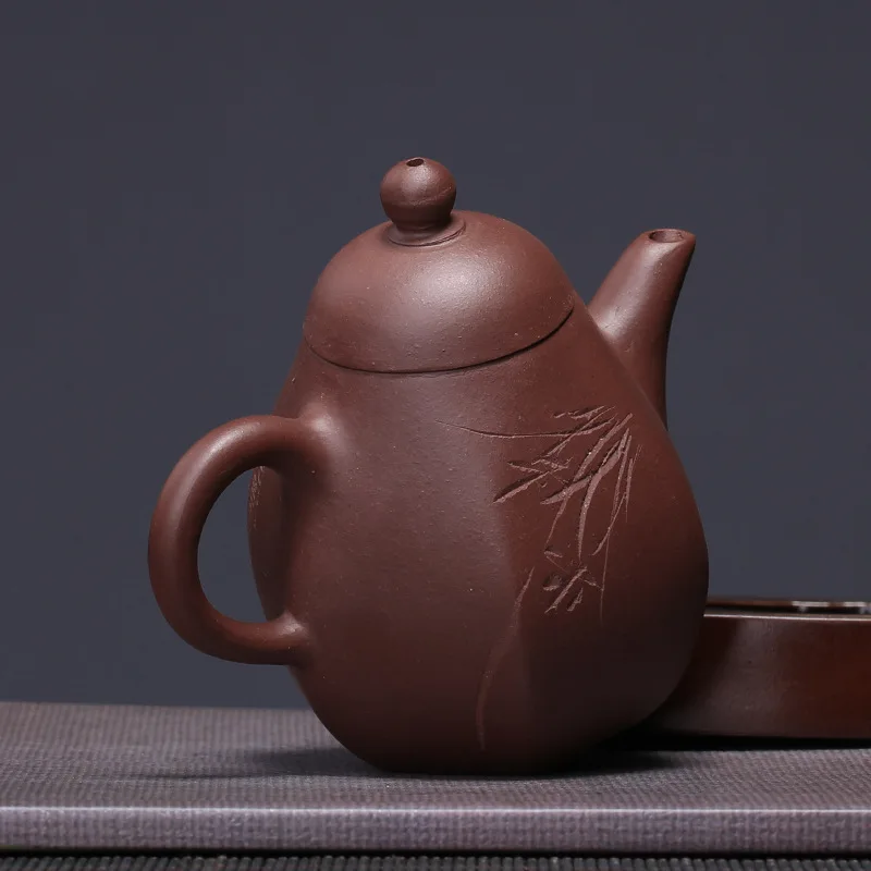 160 мл Yixing чайный горшок Zisha шесть сторон ручной работы кунг фу чайник Master Zhou Ting