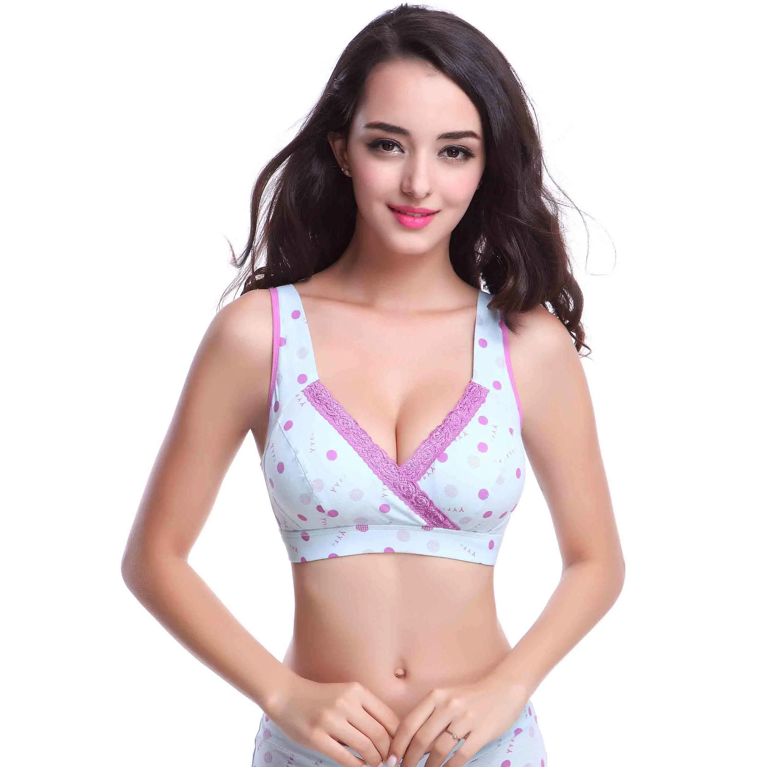 Бюстгальтер для беременных хлопковый бюстгальтер сна комплект нижнего белья