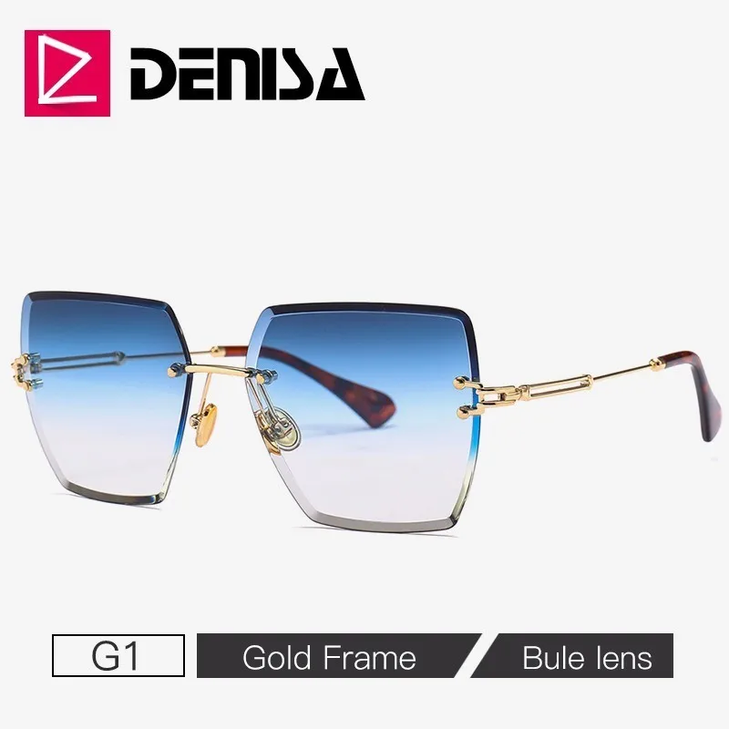 Солнцезащитные очки DENISA G18600 мужские и женские квадратные красные модные