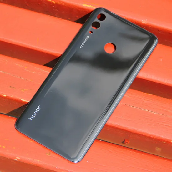 Black Huawei аккумулятор стекло задняя крышка Дверь для huawei Honor 10 lite дверь задний корпус задняя крышка защитный чехол для телефона - Цвет: Black