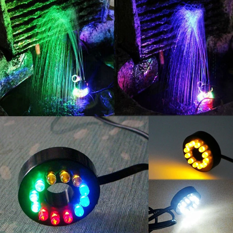 Водостойкий фонтан для аквариума 12 светодиодов 110 240 В|light led waterproof|light ledlight light |