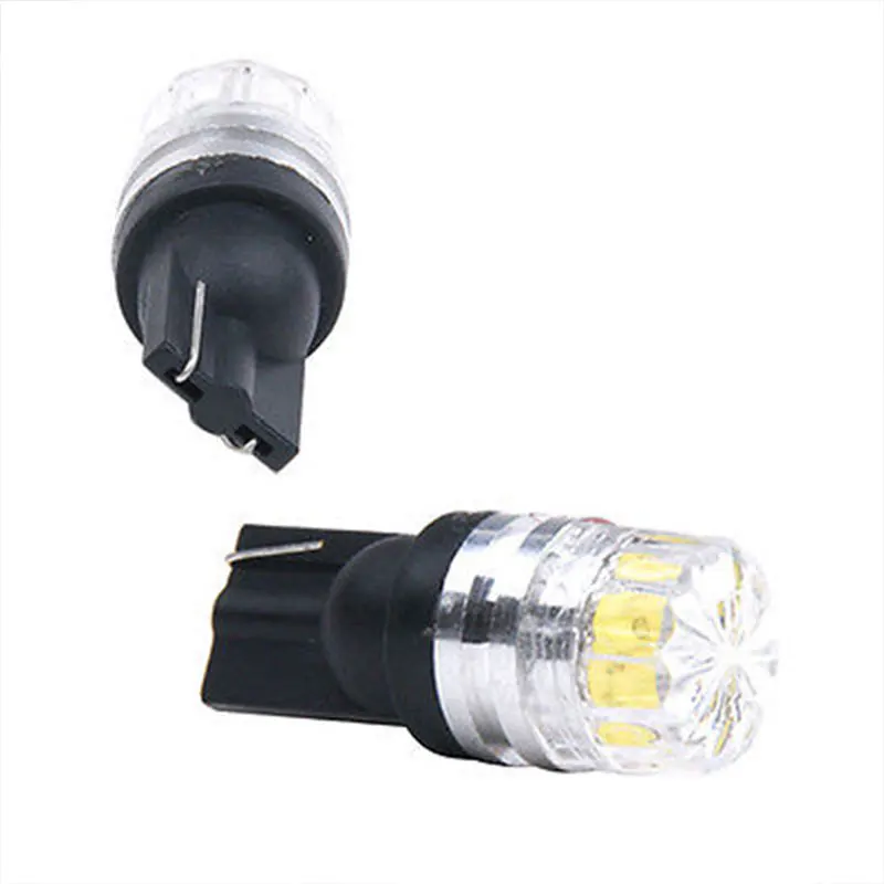 2 шт. белый светодиодный 5630 SMD T10 W5W клиновидный объектив свет автомобильная лампа