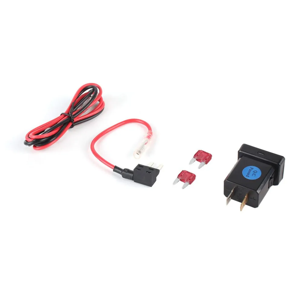 4.8A автомобильное зарядное устройство гнездо двойной USB порт светодио дный