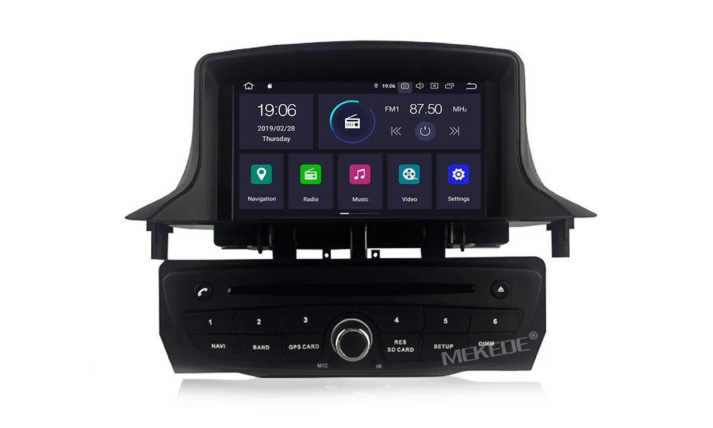 Android автомобильный мультимедийный плеер для Renault Megane 3/Renault Fluence 2009+ автомобильный стерео головное устройство gps навигация Радио магнитофон