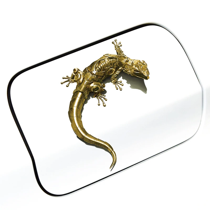 

Aliauto Car Styling Mechanical Gecko Funny Car Sticker Waterproof Decal for Volkswagen Polo Golf 7 Ford Focus Renault Toyota Kia