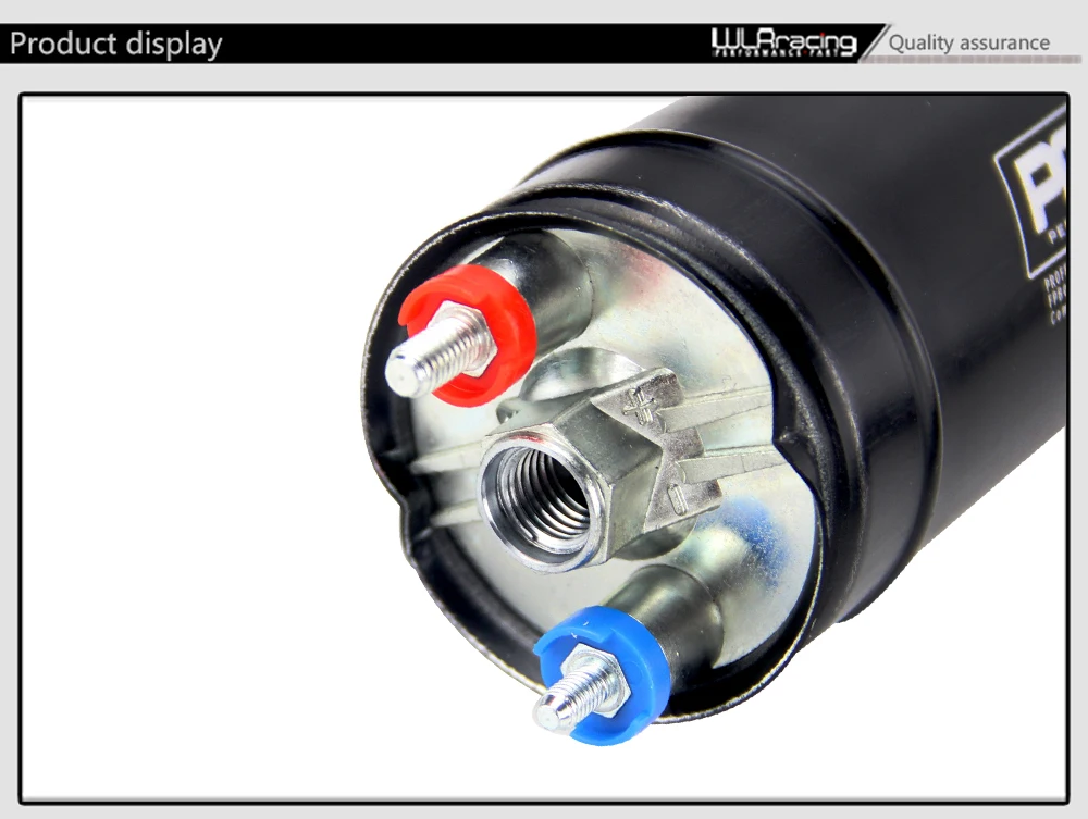 WLR RACING-EFI 380LPH 1000HP Высокое качество внешний топливный насос E85 совместимый 044 стиль WLR-FPB003-QY