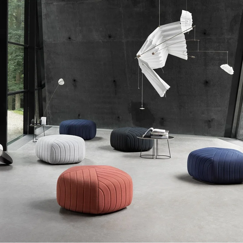 100 шт. в упаковке низкий стул для ног с тканевой обивкой|Стулья гостиной| |