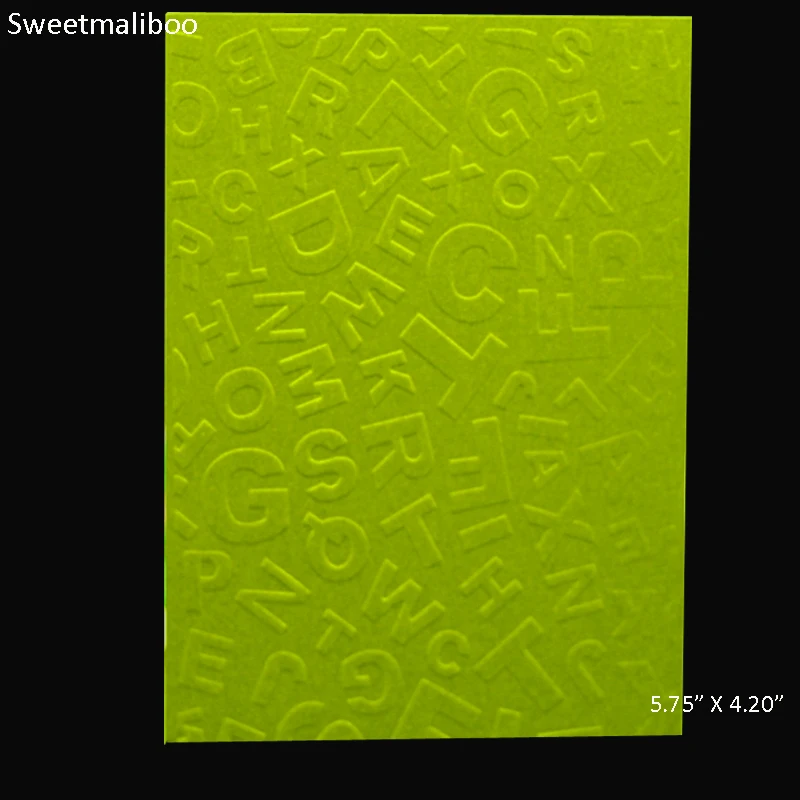 ABCD буквы с тиснением папка пластиковые трафареты для скрапбукинга изготовление