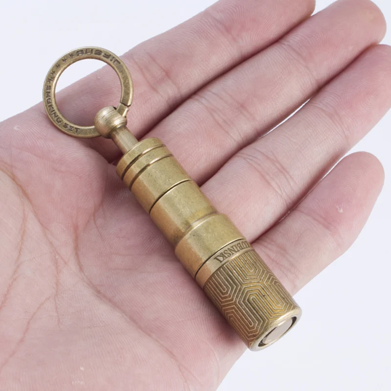Lubinski Gadget High Quality Luxury Useful Antique Bronze Double Size Cigar Punch Cutter with Gift package | Дом и сад