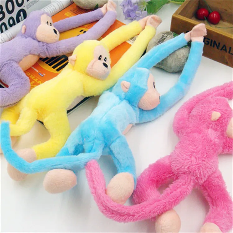 4 шт./компл. длинные руки обезьянка мягкие куклы детские плюшевые игрушки спящие