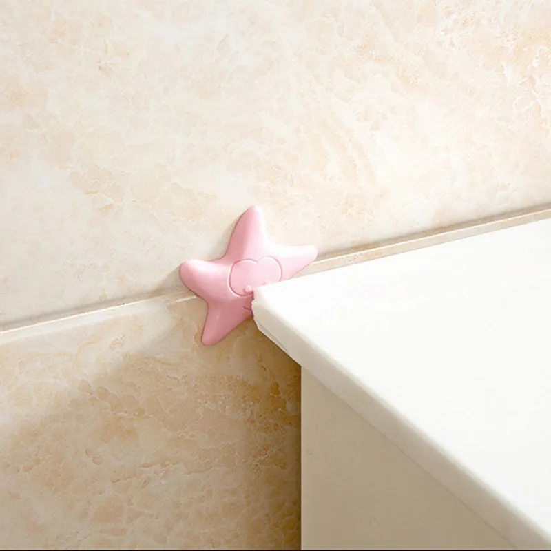 1 шт. милая Морская звезда силиконовая настенная панель Противоударная накладка