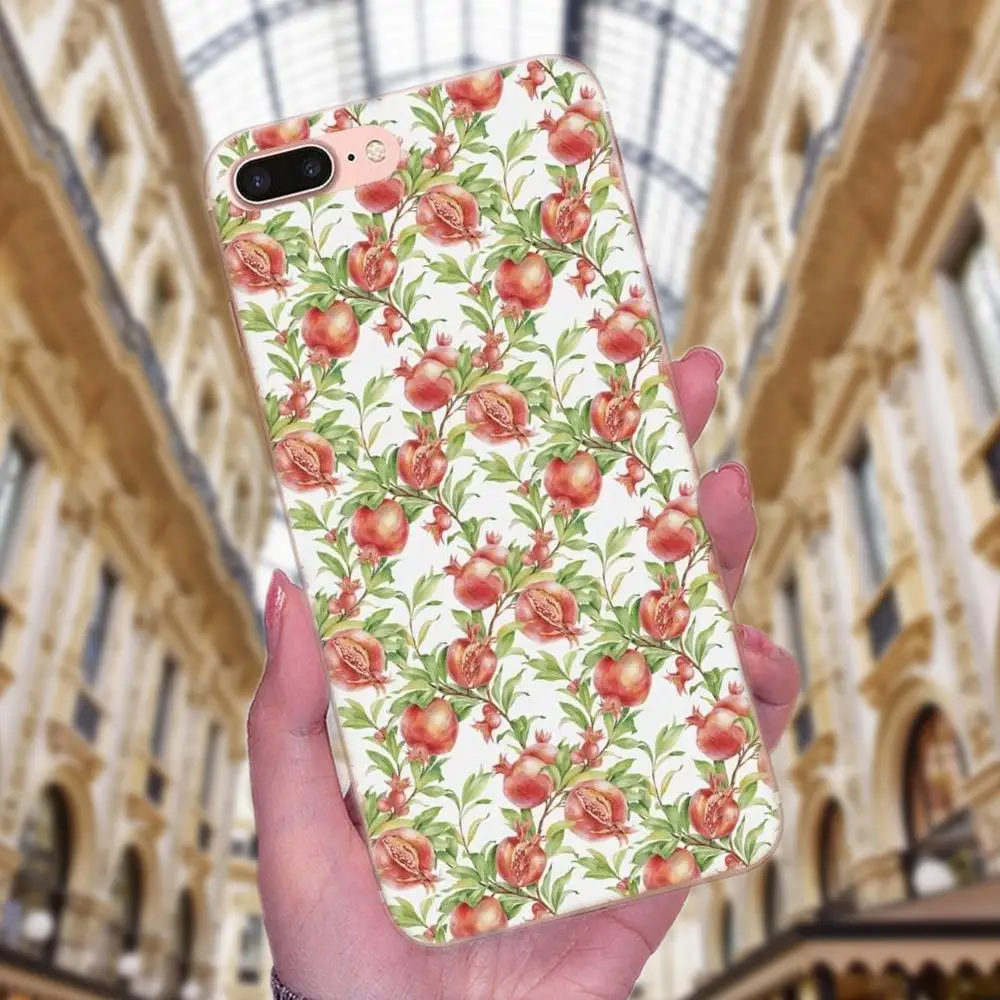 Чехол из ТПУ для Sony Xperia Z Z1 Z2 Z3 Z4 Z5 compact Mini M2 M4 M5 T3 E3 E5 XA XA1 XZ Premium с фруктами красным