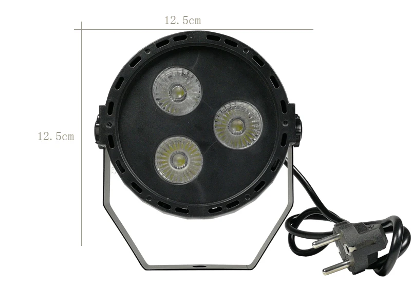 2 шт./3x12 Вт rgbw 4в1 led par свет мини dmx плоский светодиодный профессиональная высокая