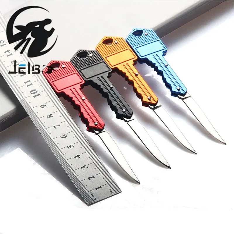 Jelbo переносной Нержавеющая сталь ключа вислоухая Ножи карман для брелок