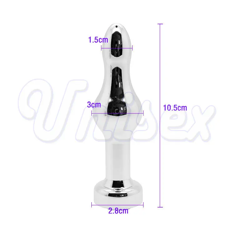 Серебристая Анальная пробка из нержавеющей стали металлическая анальные
