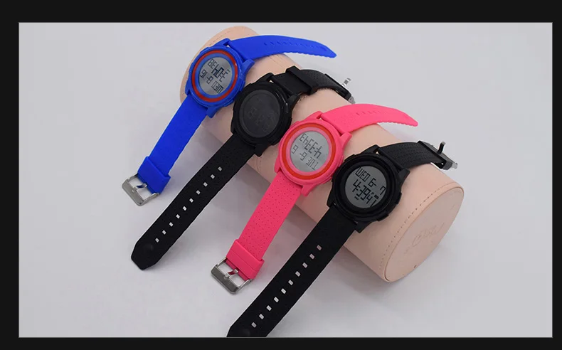 Bounabay waterproof wrist digital watches for men digitais watch running mens man digitales clock silicone led cheap stopwatch | Наручные