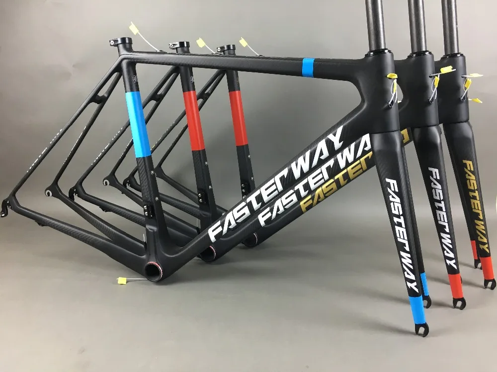 Набор углеродных рамок FASTERWAY PRO 3k для шоссейного велосипеда набор рисунков: