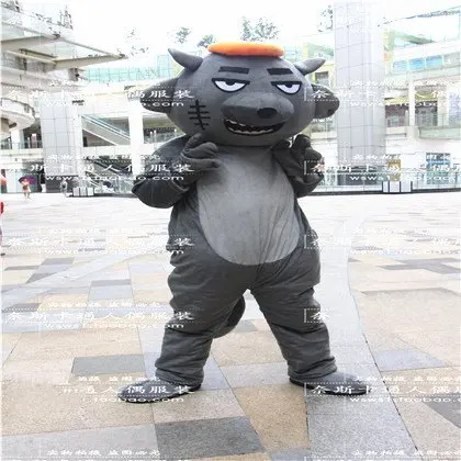 Счастливый овца-талисман костюм с мультипликационным принтом Одежда Маскарад