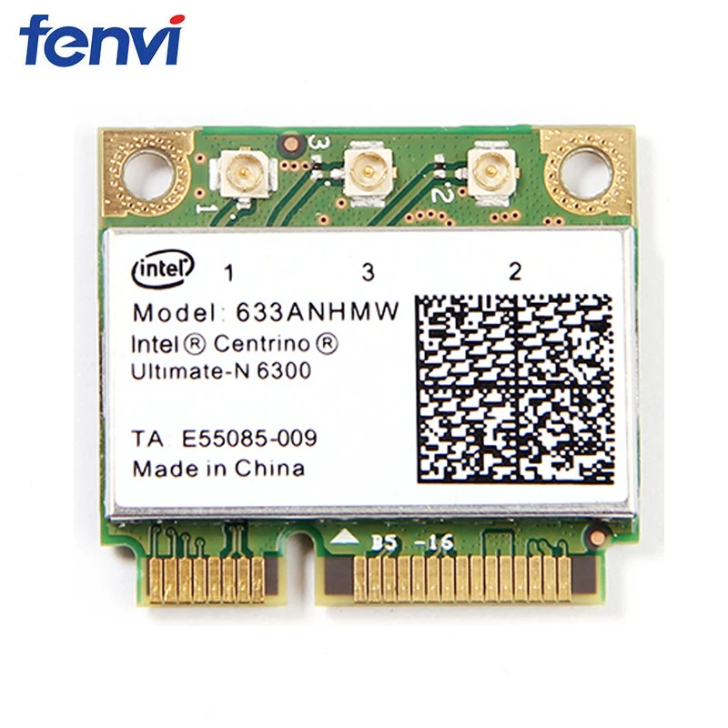 Двухдиапазонная 450 Мбит/с мини PCI e беспроводная Wi Fi карта 633ANHMW 6300AGN для Intel 6300