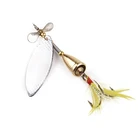 Рыболовная приманка, 1 шт., металлический микро джиг-Спиннер, воблеры, грузила, Спиннинговые удилища для рыбалка на щуку, плавающая приманка, ложка, жесткая приманка