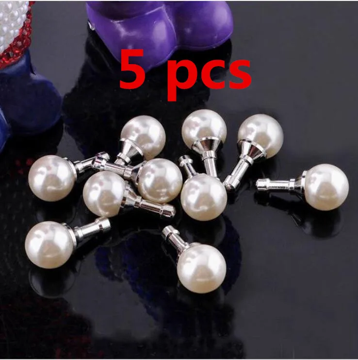 Жемчужный наушник пылезащитный Разъем для сотового телефона роскошные