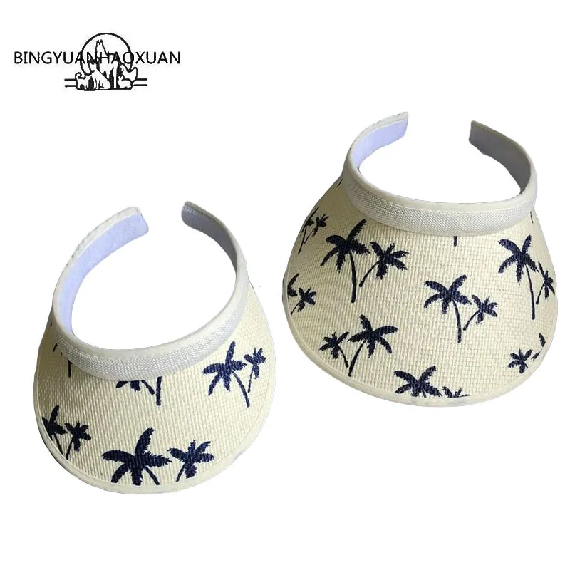 Детский летний женский зажим на соломе солнцезащитный козырек с широкими полями