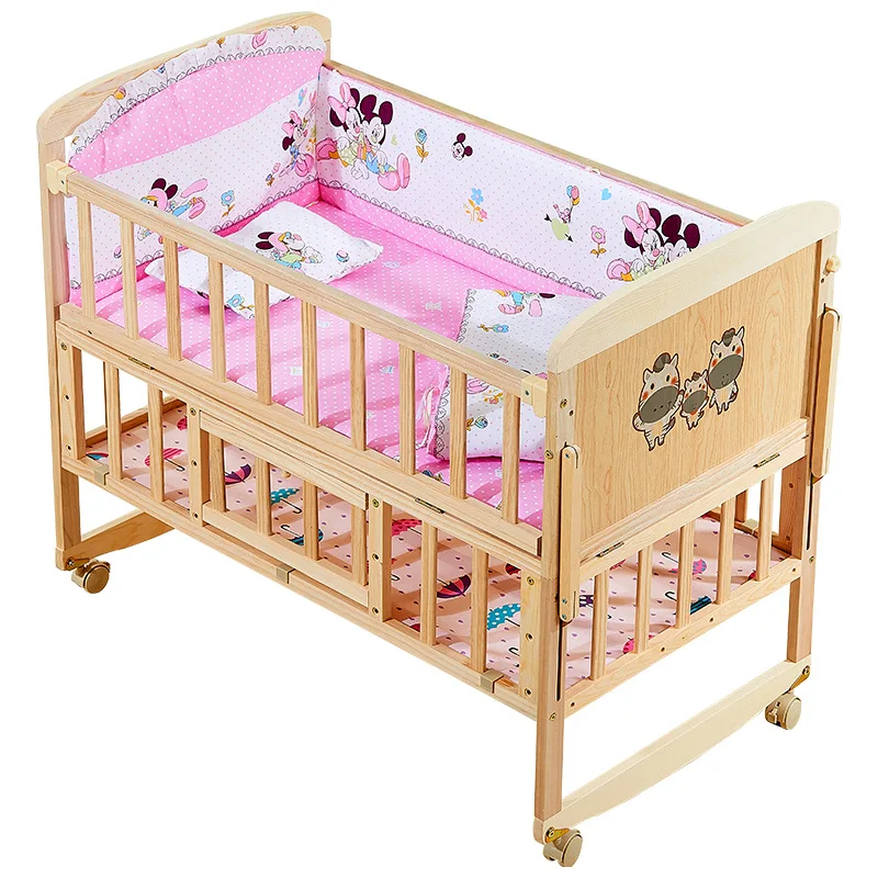 Детская деревянная кроватка Legno Del Bambino Multi funzione Portatile Culla Letto новорожденного игры