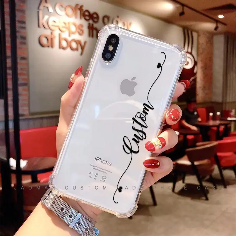 Ударопрочный дизайнерский чехол Jaomax с индивидуальным именем для iPhone 11 8 7 6s Plus Xs Max