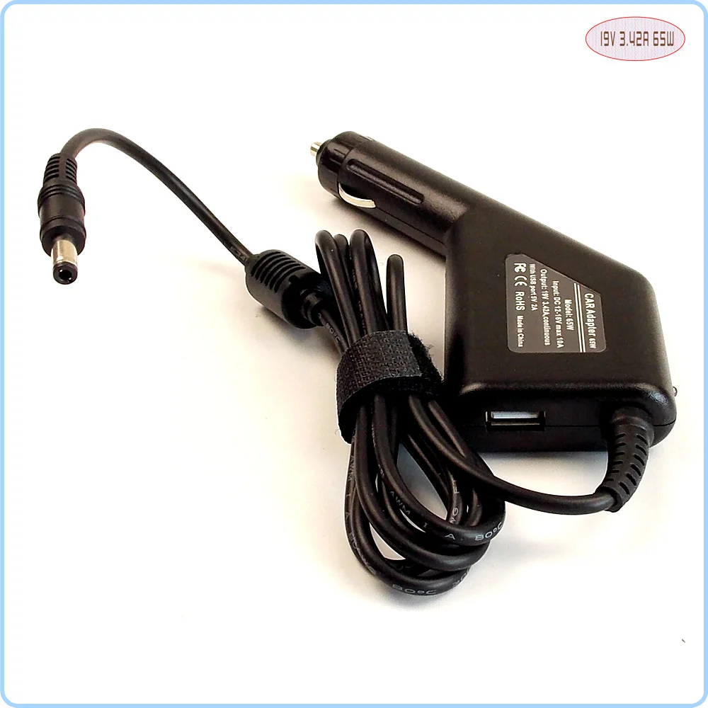 Автомобильный адаптер постоянного тока для ноутбука источник питания + USB ASUS Eee Box