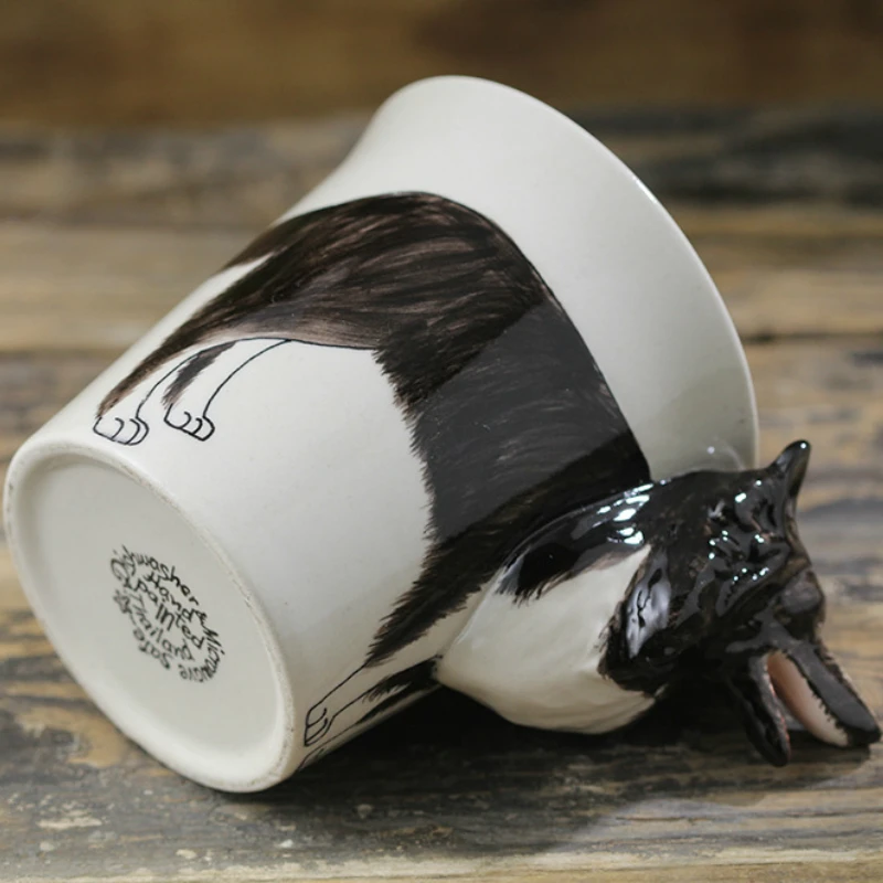 Border Collie кофейные кружки креативные чашки и кружка собака 3D мультяшная чашка
