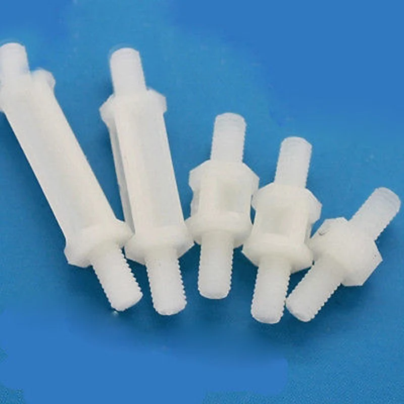 Стыки с двойной головкой из нейлона M3|threaded stud|double thread studcolumns pillars |