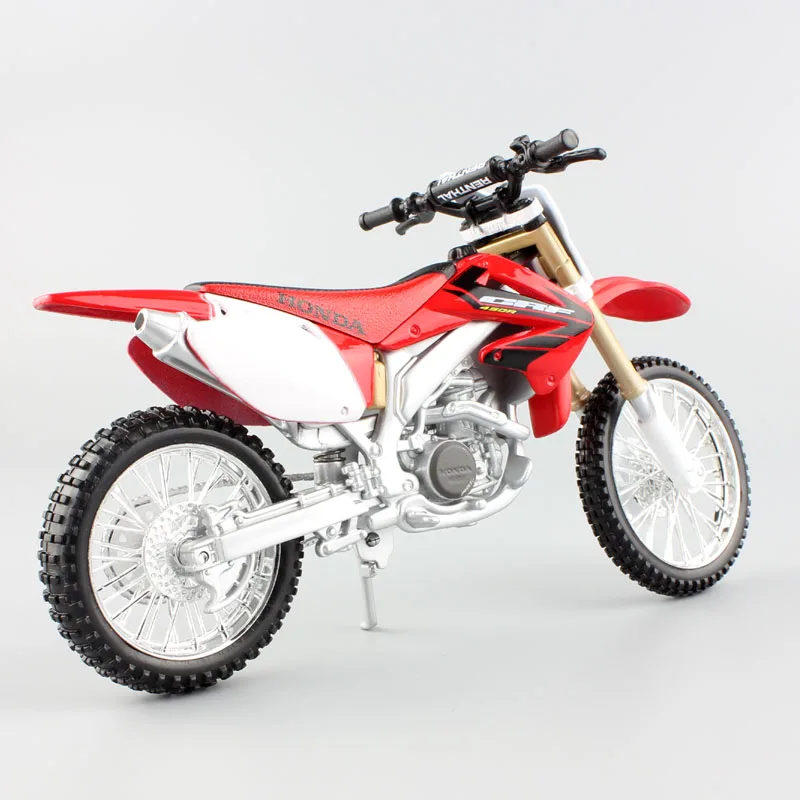 Maisto масштаб 1:12 Honda CRF450R Мотоцикл Внедорожный гоночный литая модель кроссового