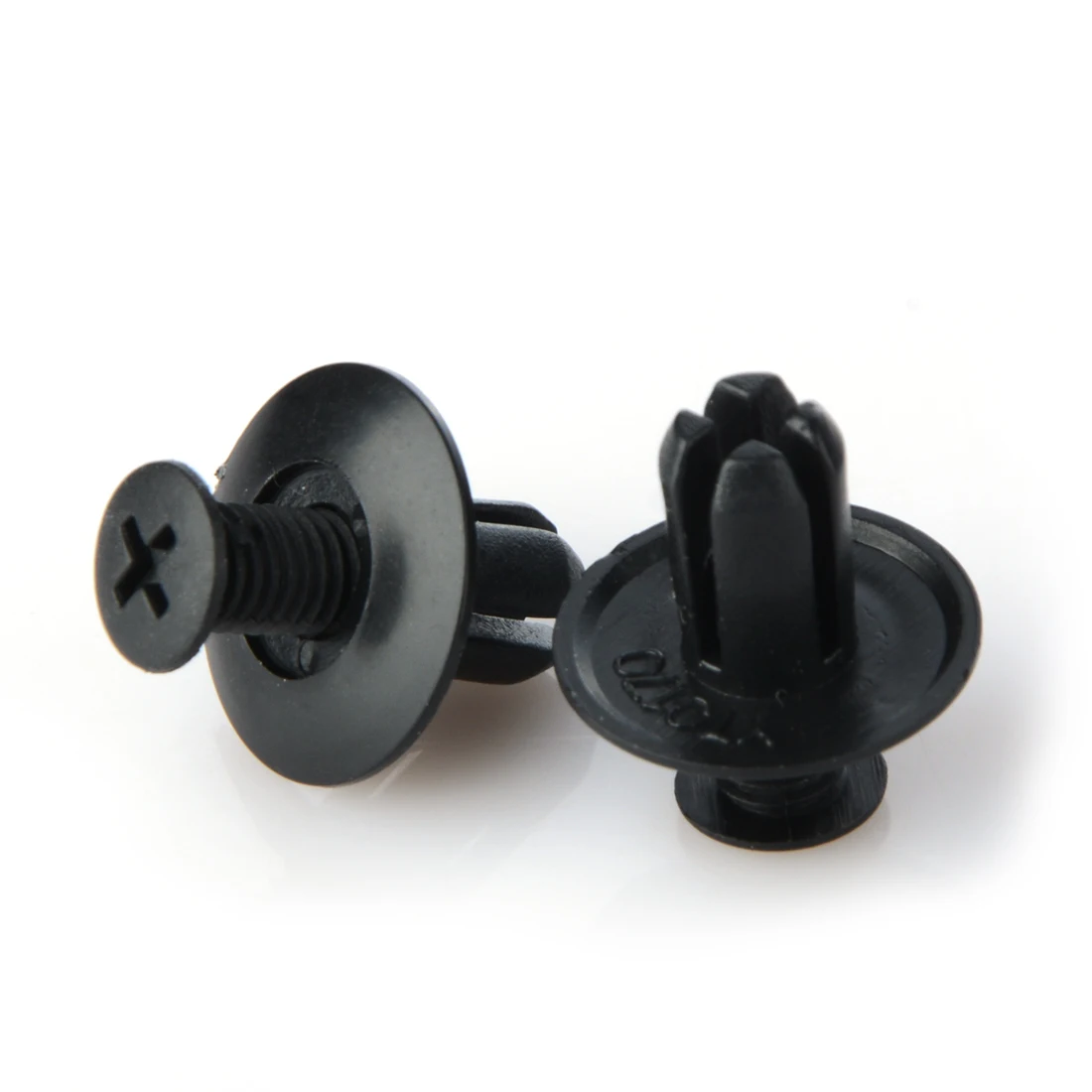 100 шт 8 мм отверстие дверная заклепка Пластик крепежные скобы для черных машин