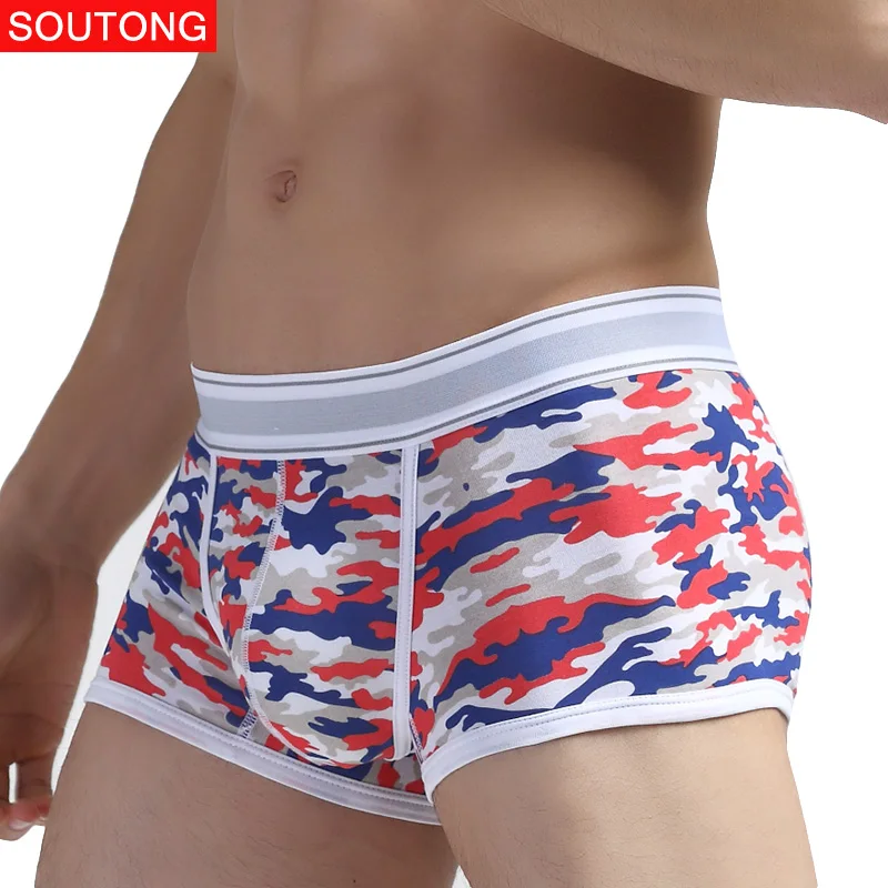 Трусы боксеры Soutong stpj04 мужские хлопковые шорты нижнее белье 2019|mens cuecas boxer|mens underwear