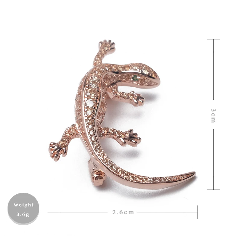 Бутик аморта стильная булавка в виде ящерицы брошь с блестками животного - купить